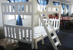 THE TIMO COTTAGE DOUBLE BUNK BED 1a - benches in africa