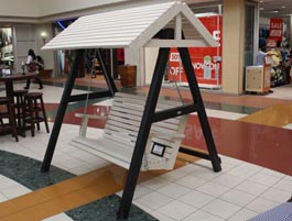 benches africa swing bench